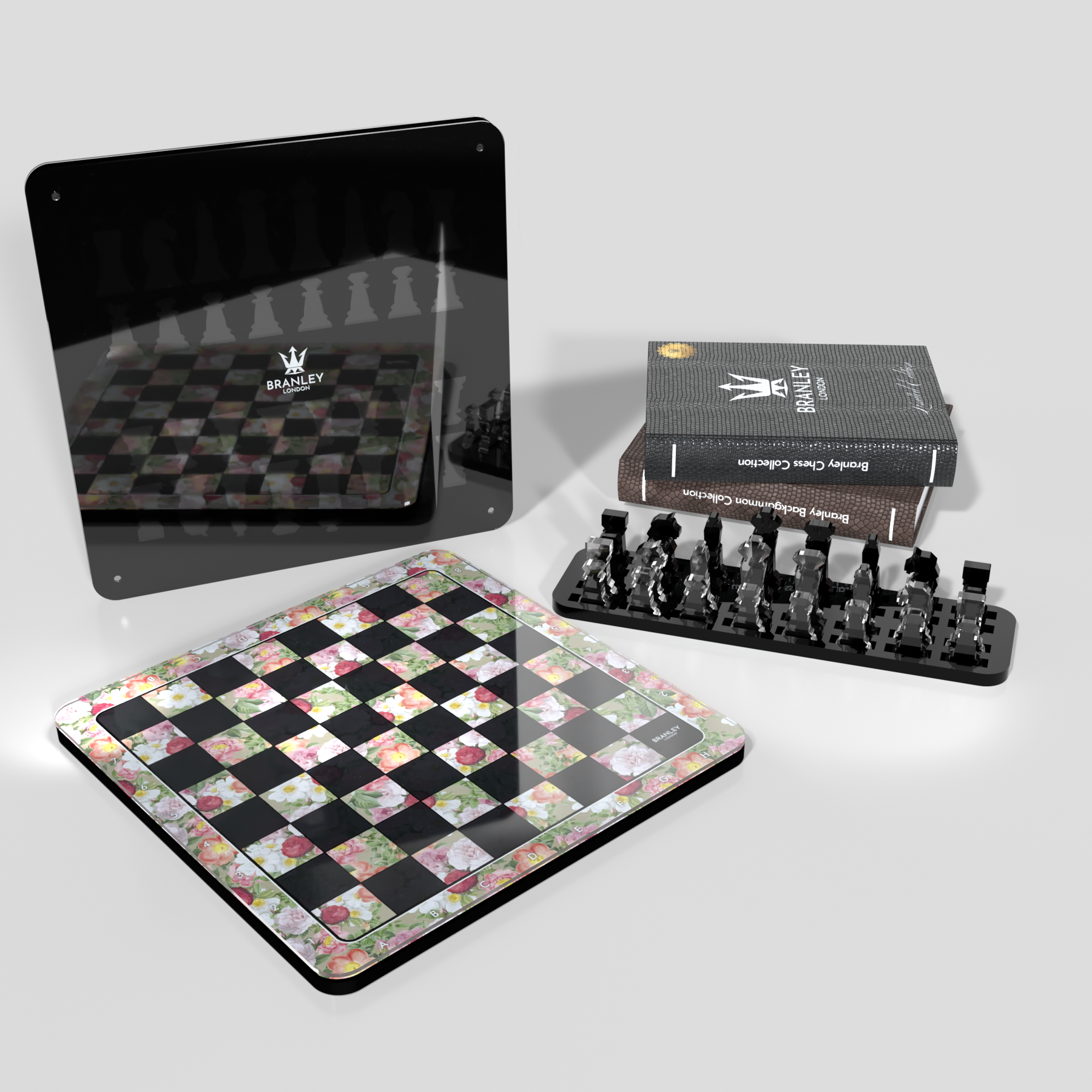 Floral Diamond Satranç Seti