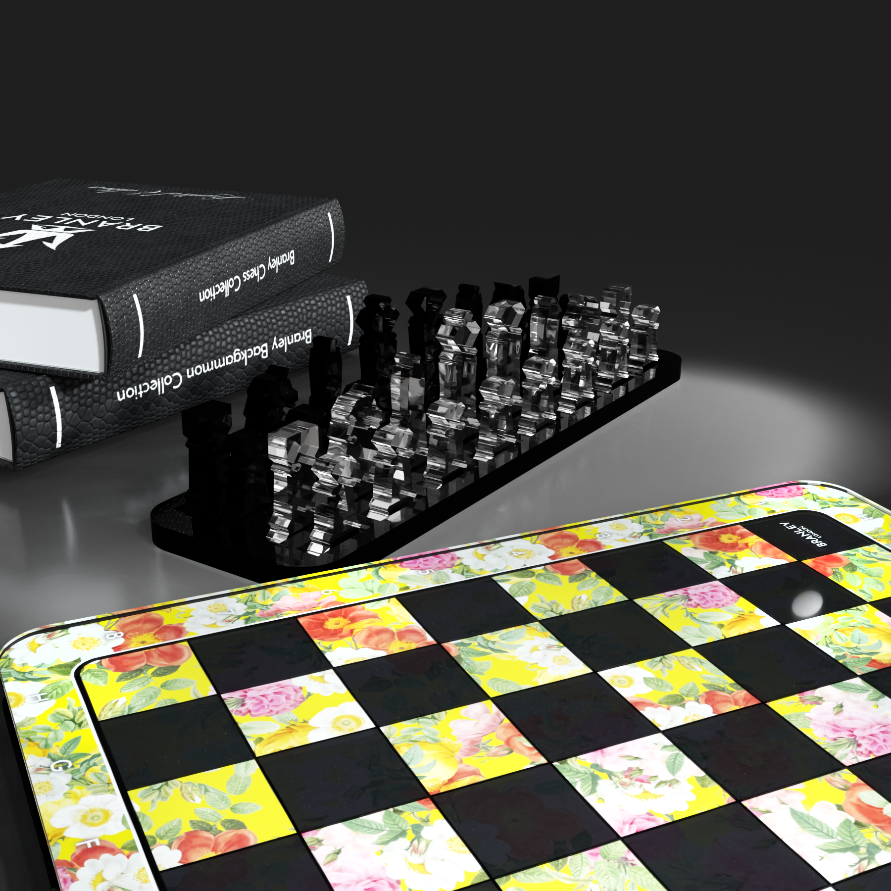 Floral Diamond Satranç Seti