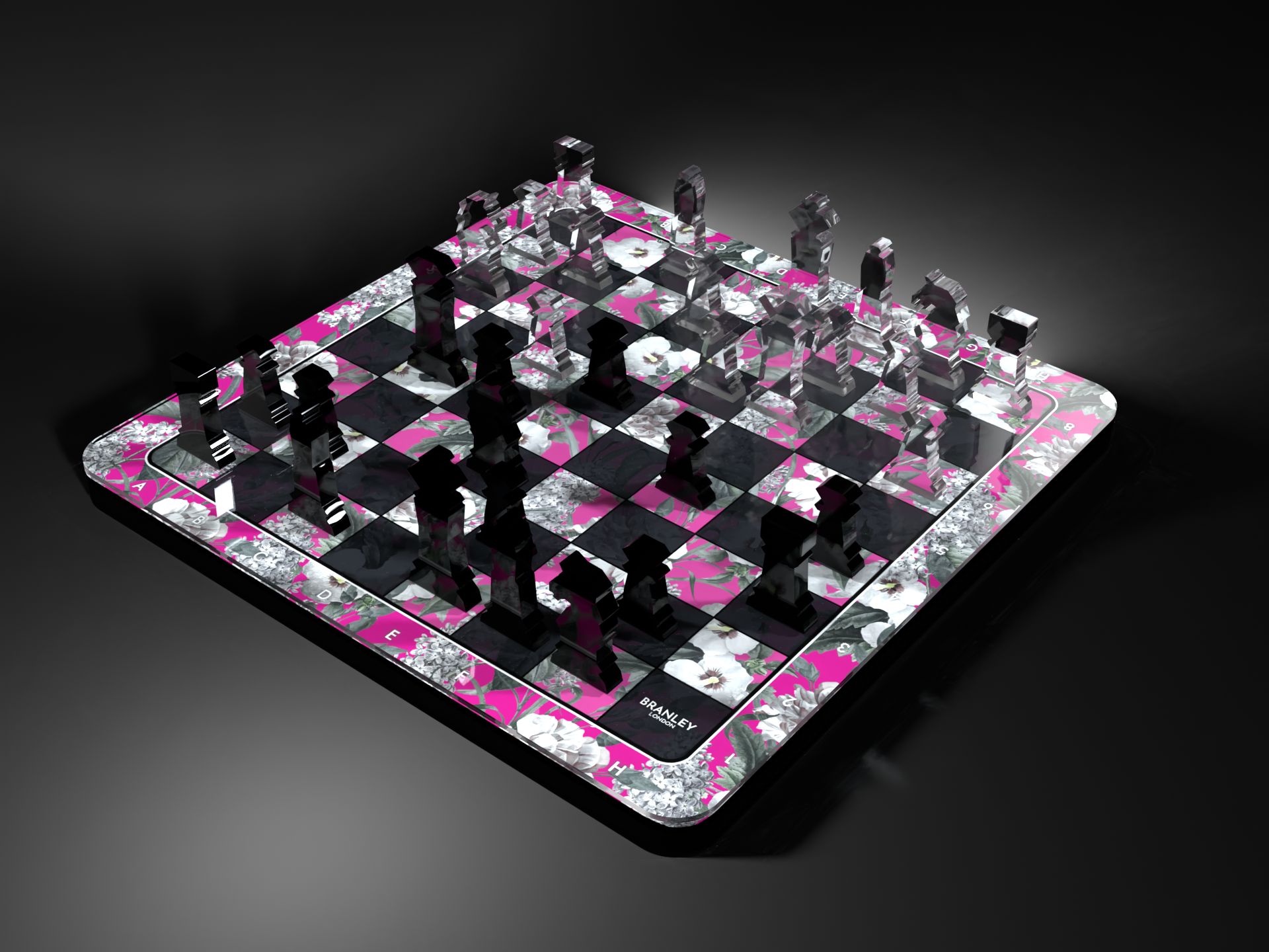 Floral Diamond Satranç Seti