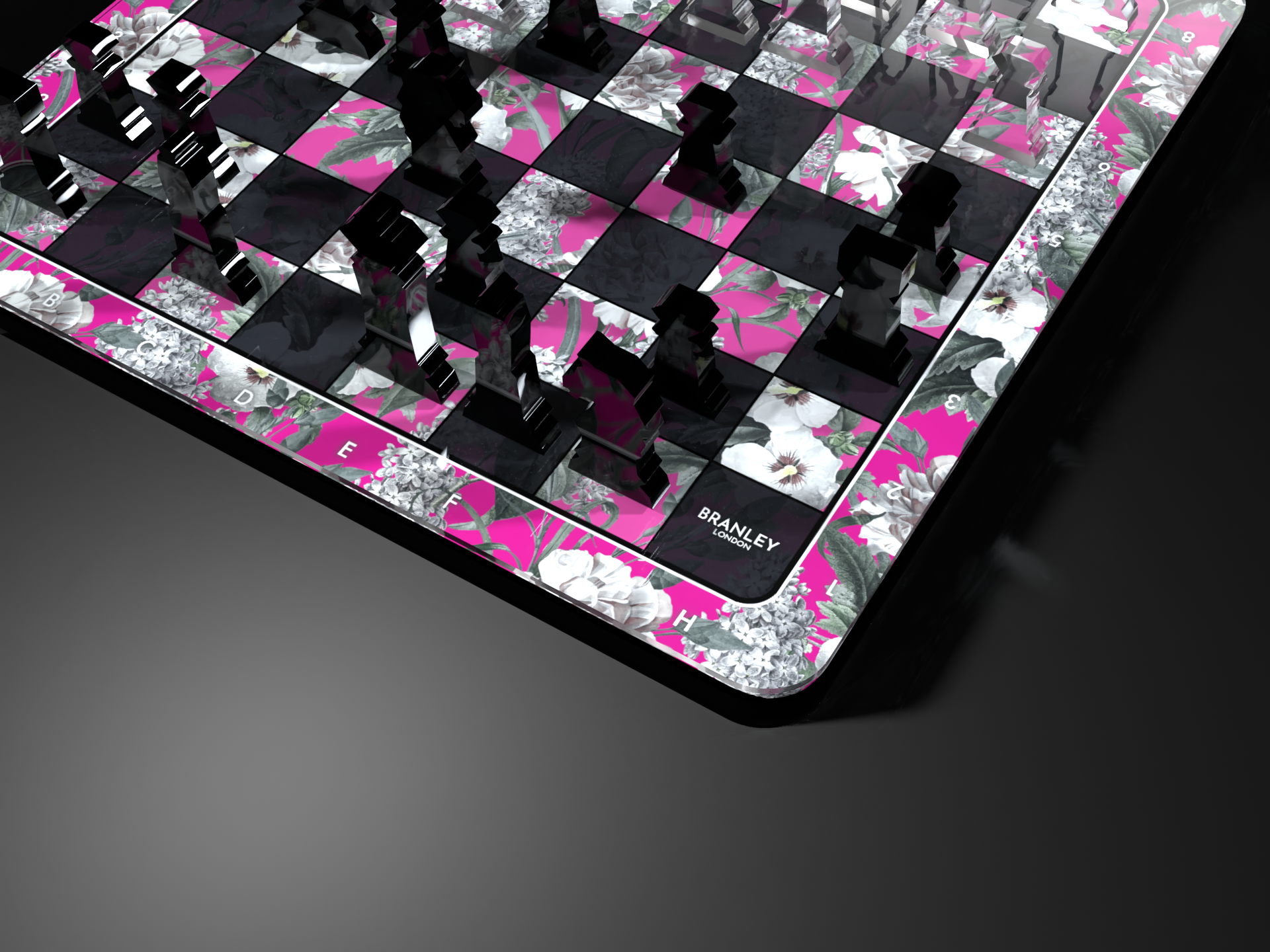 Floral Diamond Satranç Seti